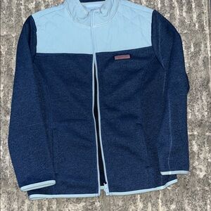 Vineyard Vines Blue and Light Blue Quilted Jacket